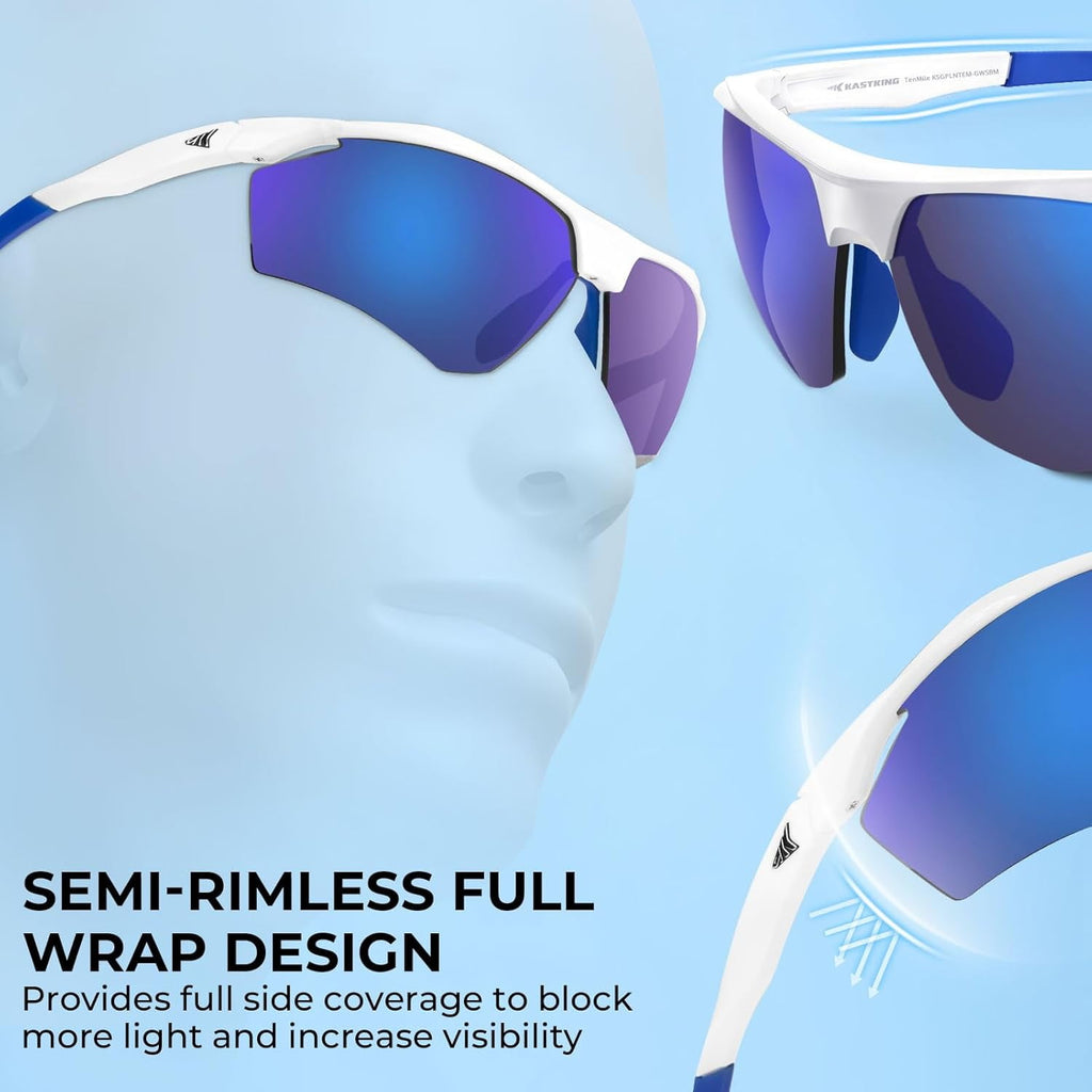 KastKing Tenmile Polarized Sunglasses for Men & Women, UV Protection,Sport Sunglasses Cycling Fishing Outdoor
