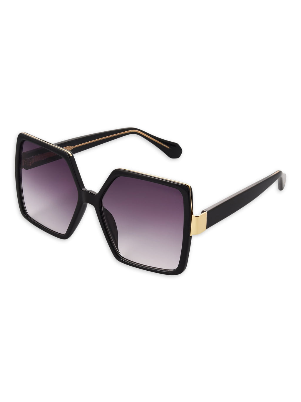 Sofia Vergara Square Black Sunglasses