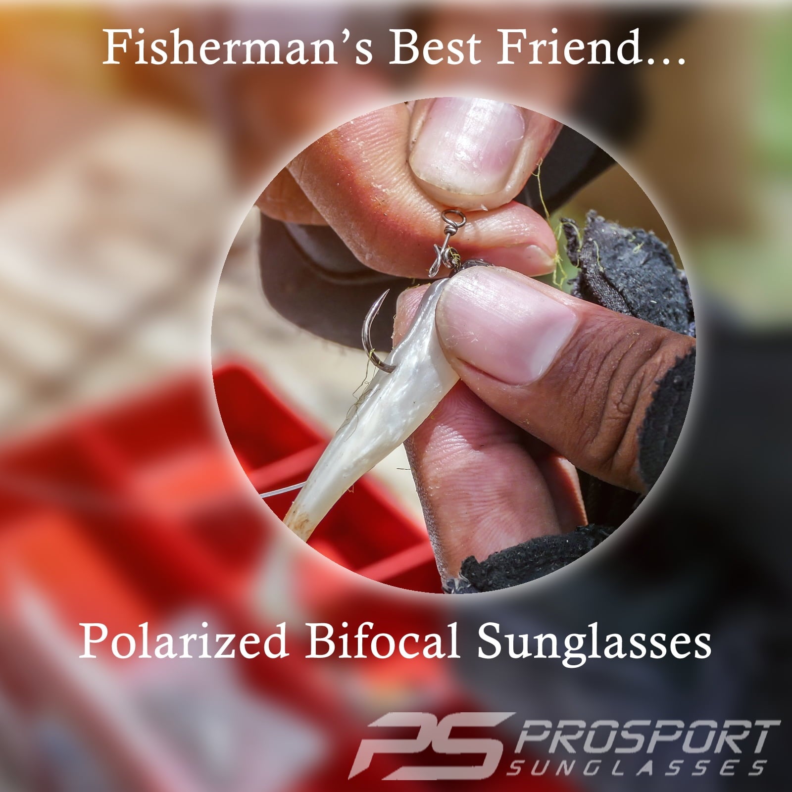proSPORT Sunglasses POLARIZED Bifocal Rimless Sunglass Wrap Around Gray Men Women