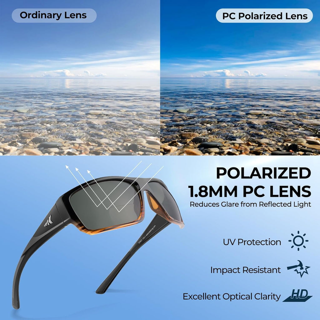 KastKing Estero Polarized Bifocal Sunglasses, Sport Readers