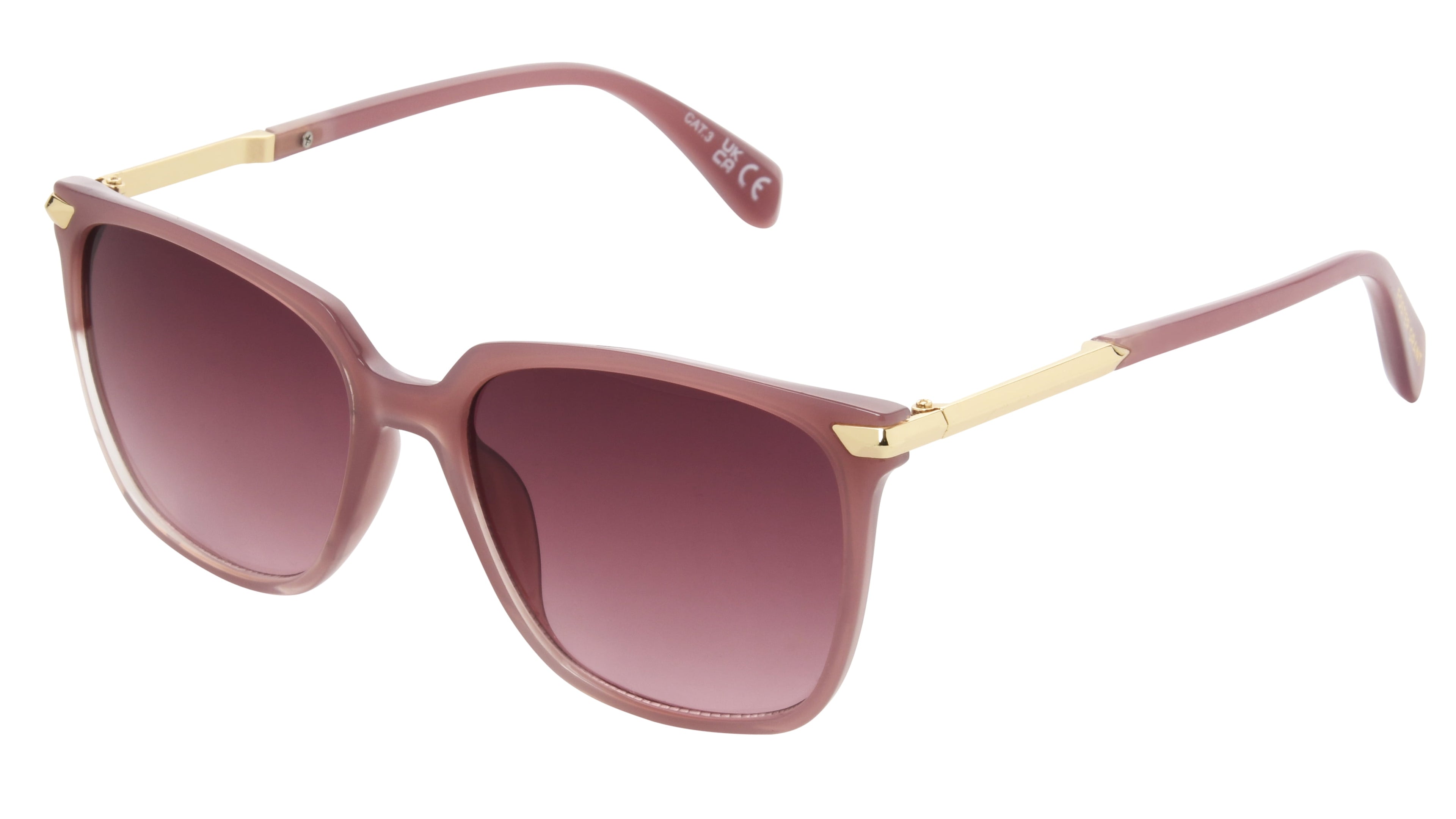 (2 pack) Foster Grant Women's Square Fashion Sunglasses Purple