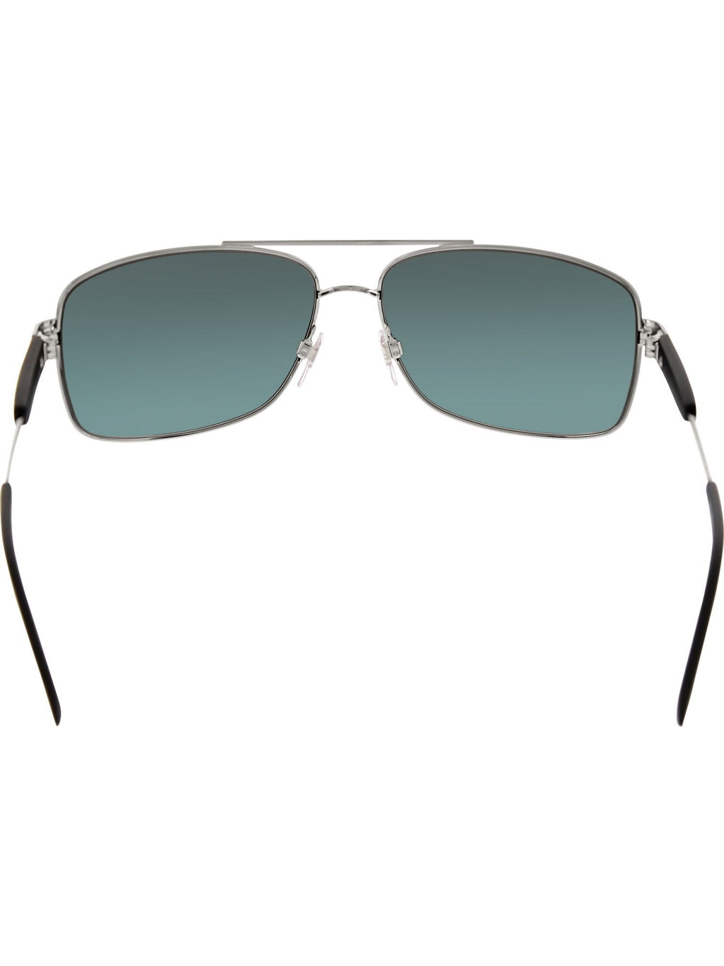 Burberry Men's BE3074-100387-63 Silver Rectangle Sunglasses