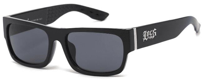 Locs 2 Pack Deal Hardcore Fashion HipHop Black Lowrider Designer Shades Sunglasses 91187 BK