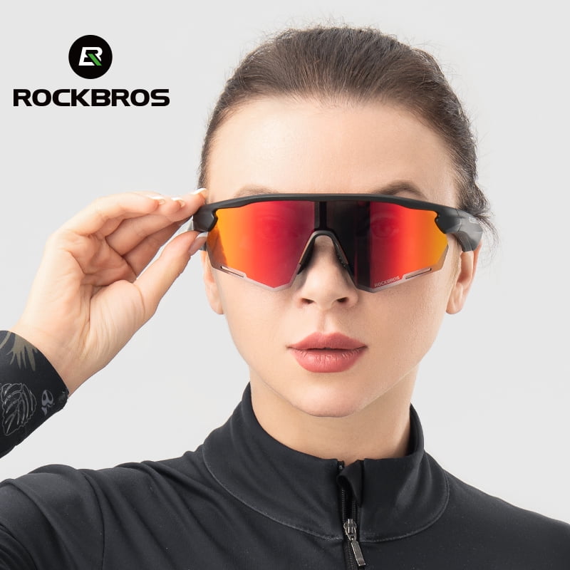 ROCKBROS Sunglasses Bluetooth Polarized Outdoor Electronic Sunglasses for Running/Driving/Cycling/Business