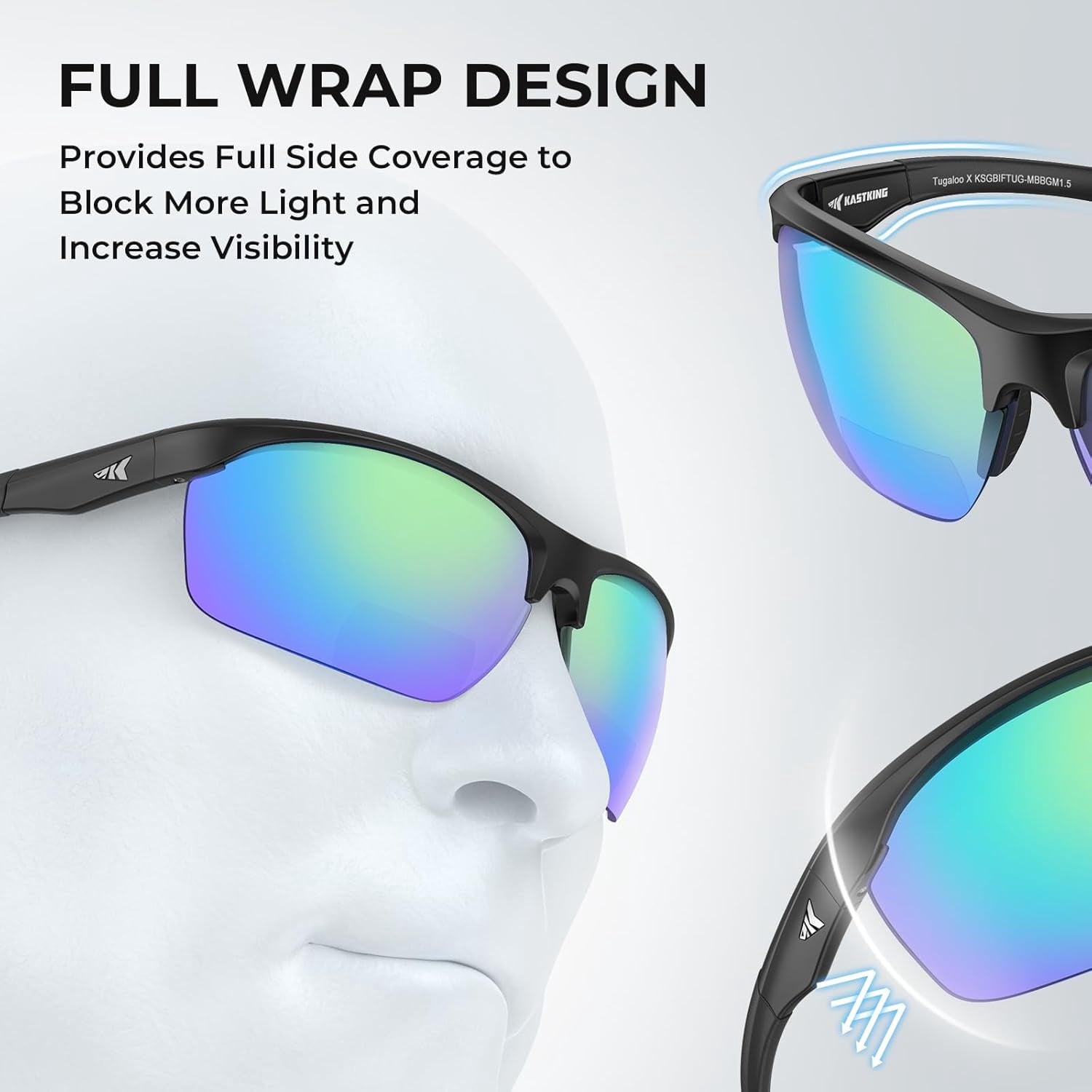 KastKing Tugaloo Bifocal Polarized Sunglasses, UV Protection