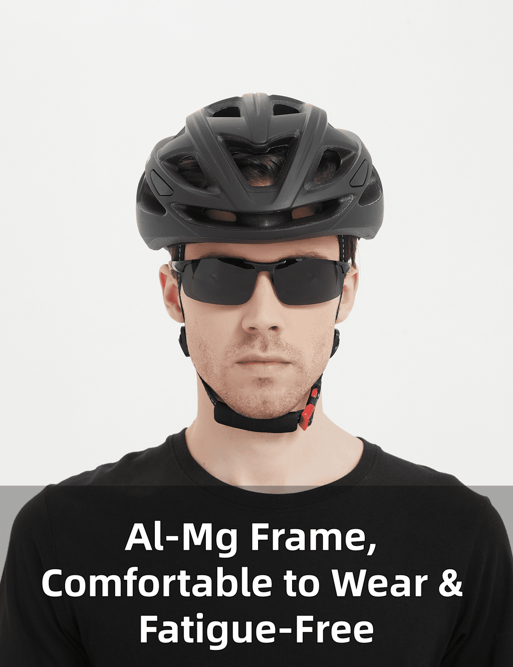 PUKCLAR Mens Driving Sunglasses Polarized Sports Sunglasses Al-Mg Metal Frame Cycling Fishing Golf Goggles