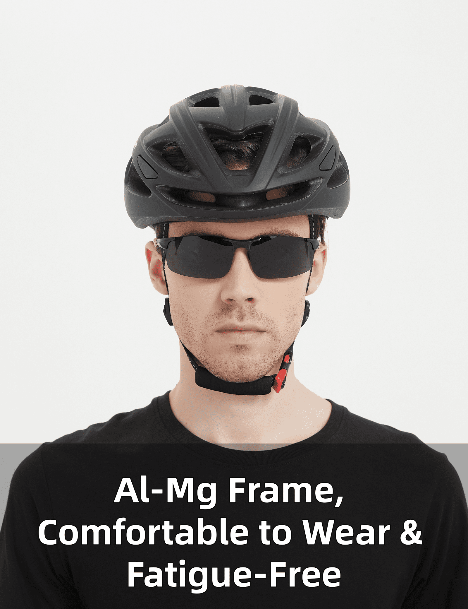 PUKCLAR Mens Driving Sunglasses Polarized Sports Sunglasses Al-Mg Metal Frame Cycling Fishing Golf Goggles