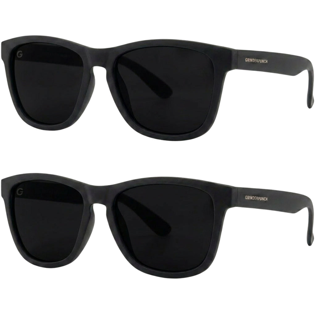Grinderpunch Womens Polarized Sunglasses UV400 Protection Classic Retro Driving Sun Glasses Trendy Fashion Shades (Black and Red) - Polarized Sunglasses
