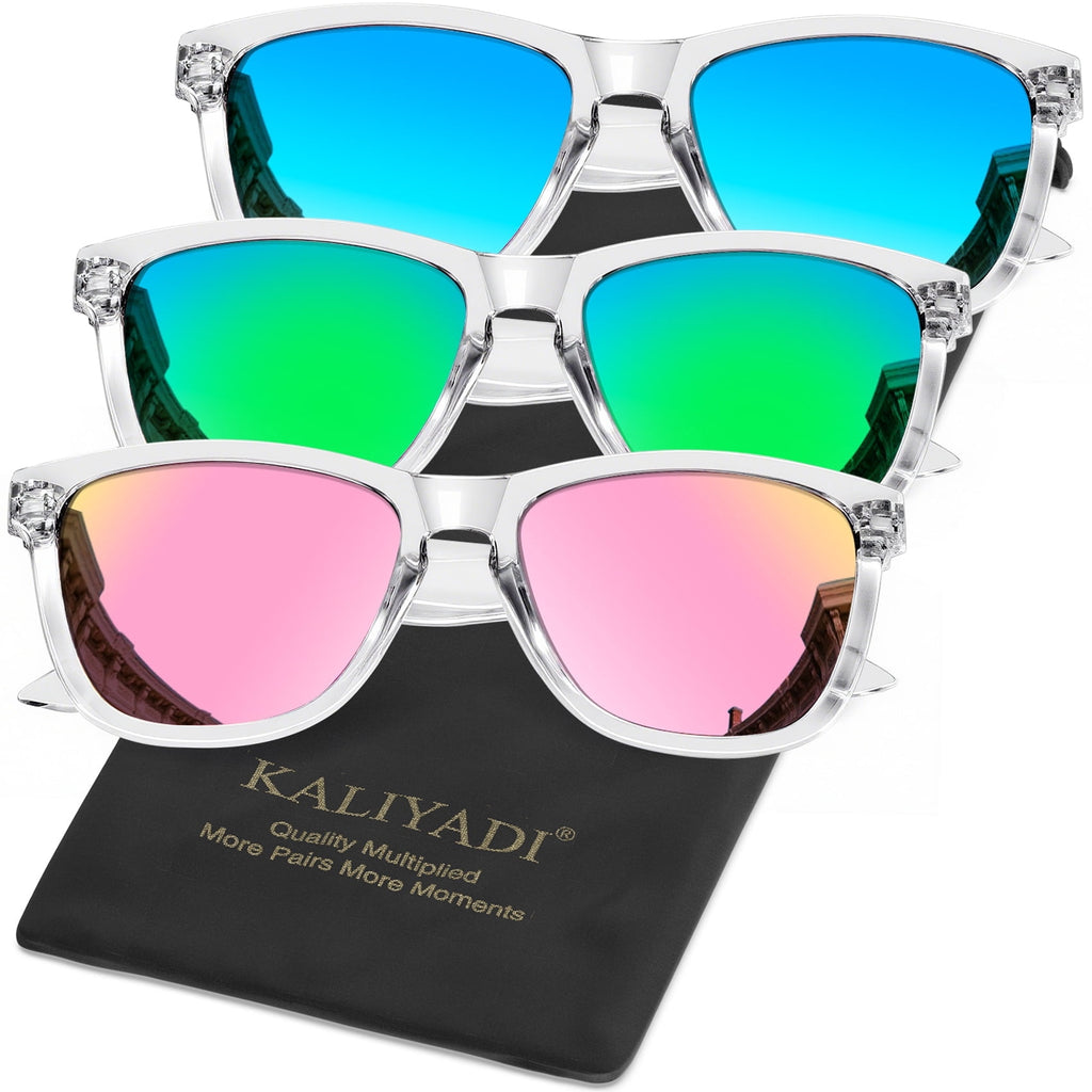 KALIYADI Womens Sunglasses Polarized Sunglasses Women Trendy Retro Sun Glasses with UV Protection - Polarized Sunglasses