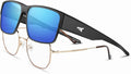 KastKing Molino Fit-Over Polarized Sunglasses,UV400 Protection Ultralight Wraparound Fishing Sports Sunglasses