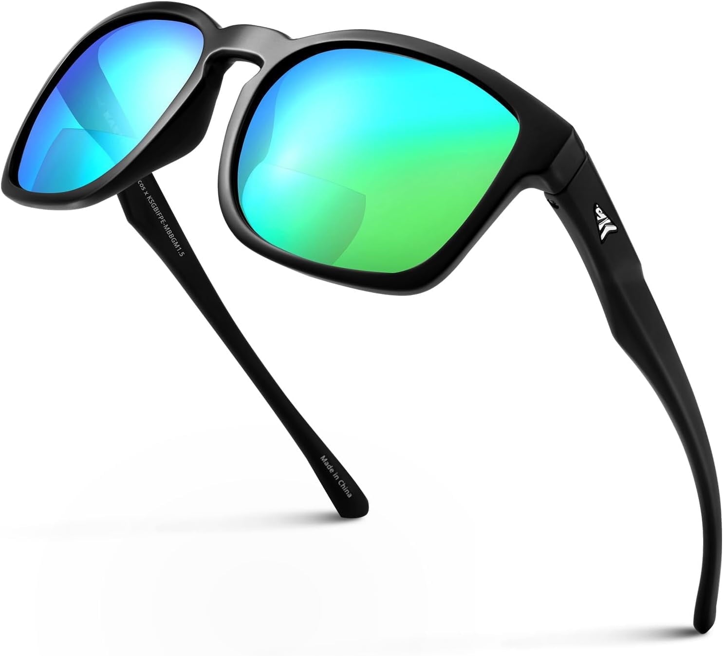 KastKing Pecos Bifocal Polarized Sunglasses, Bi-Focal x1.5 x2.0 x2.5 Magnifications, Sport Reader Sunglasses, UV Protection - Polarized Sunglasses