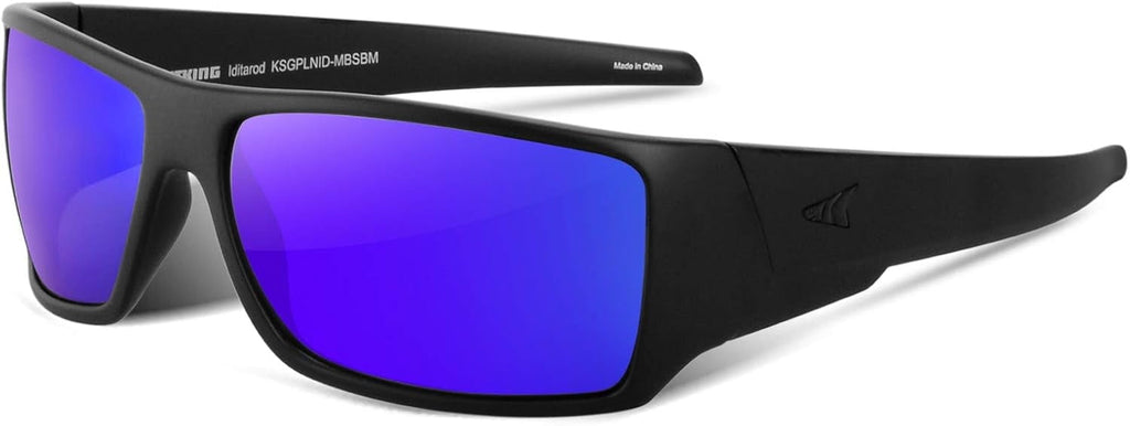 KastKing Polarized Sport Sunglasses for Men and Women, Ideal for Driving Fishing Cycling and Running, UV Protection-Iditarod - Polarized Sunglasses