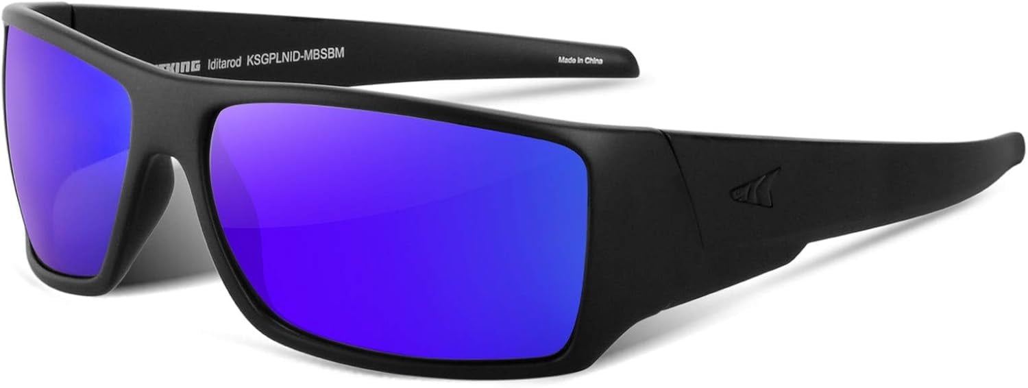 KastKing Polarized Sport Sunglasses for Men and Women, Ideal for Driving Fishing Cycling and Running, UV Protection-Iditarod - Polarized Sunglasses