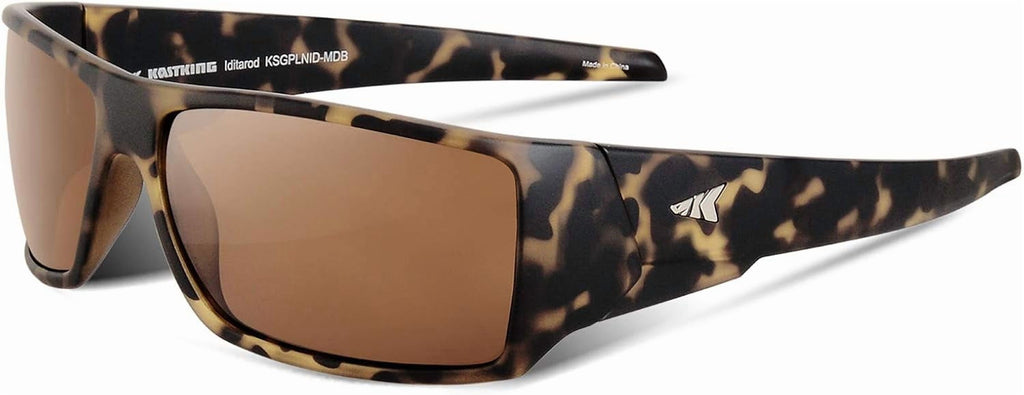 KastKing Polarized Sport Sunglasses for Men and Women, Ideal for Driving Fishing Cycling and Running, UV Protection-Iditarod - Polarized Sunglasses