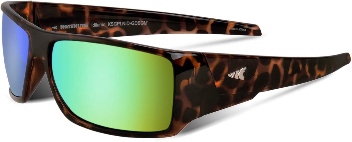 KastKing Polarized Sport Sunglasses for Men and Women, Ideal for Driving Fishing Cycling and Running, UV Protection-Iditarod - Polarized Sunglasses