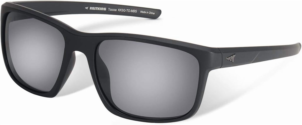 KastKing Toccoa Polarized Sport Sunglasses for Men and Women,Ideal for Driving Fishing Cycling and Running,UV Protection - Polarized Sunglasses
