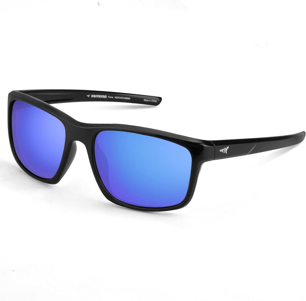 KastKing Toccoa Polarized Sport Sunglasses for Men and Women,Ideal for Driving Fishing Cycling and Running,UV Protection - Polarized Sunglasses