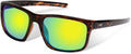 KastKing Toccoa Polarized Sport Sunglasses for Men and Women,Ideal for Driving Fishing Cycling and Running,UV Protection