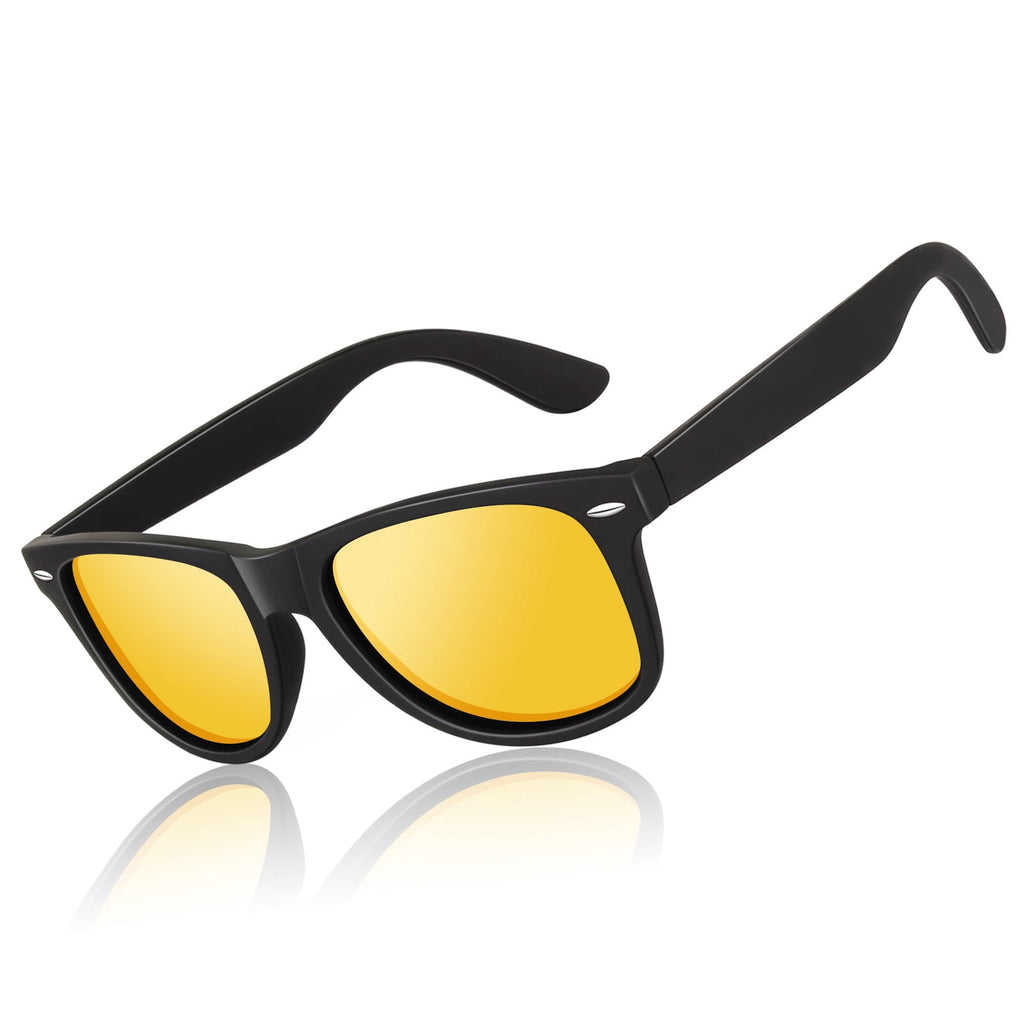 LINVO Classic Retro Polarized Sunglasses for Men Women Fishing Driving Hiking-3 Pack - Polarized Sunglasses