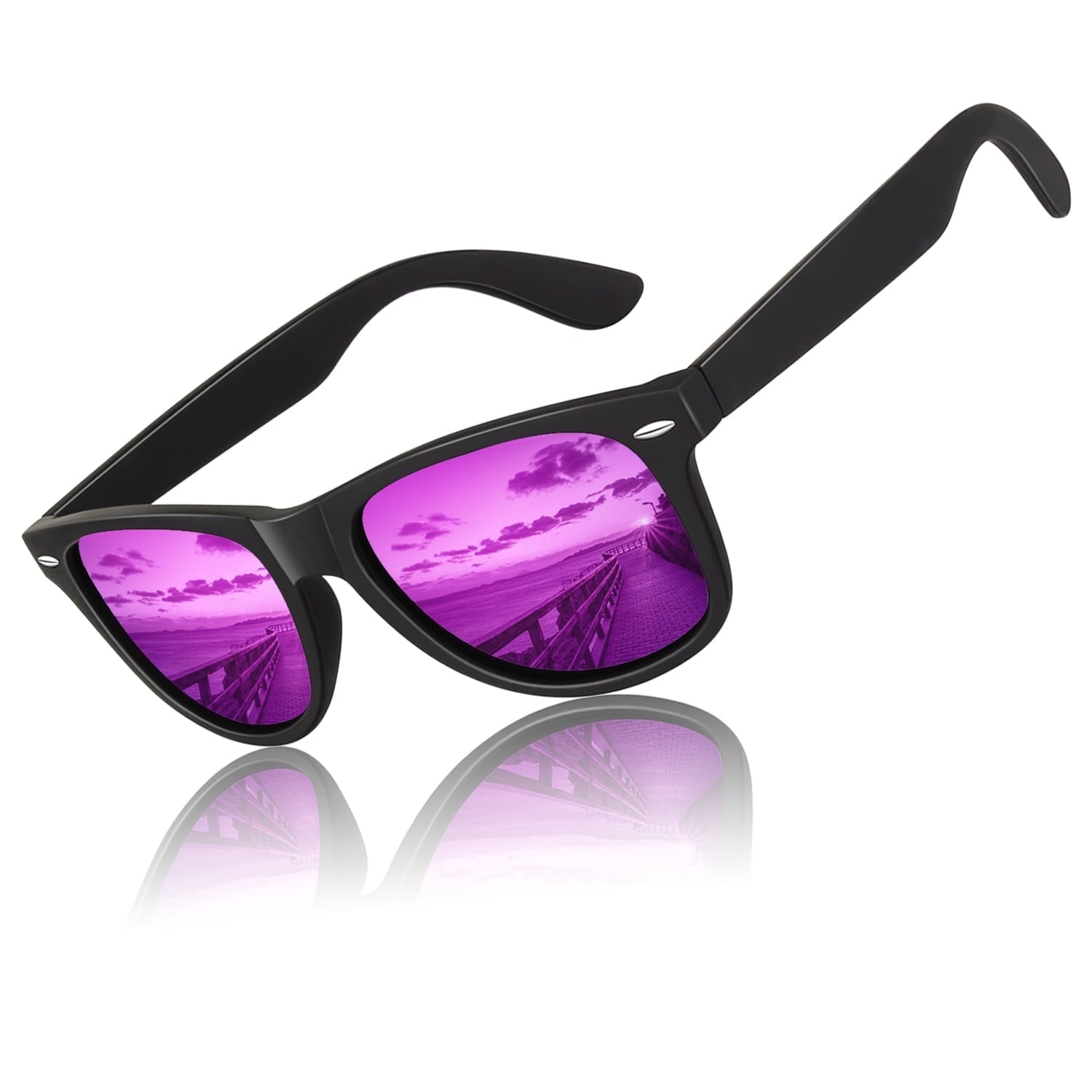 LINVO Classic Retro Polarized Sunglasses for Men Women Fishing Driving Hiking-3 Pack - Polarized Sunglasses