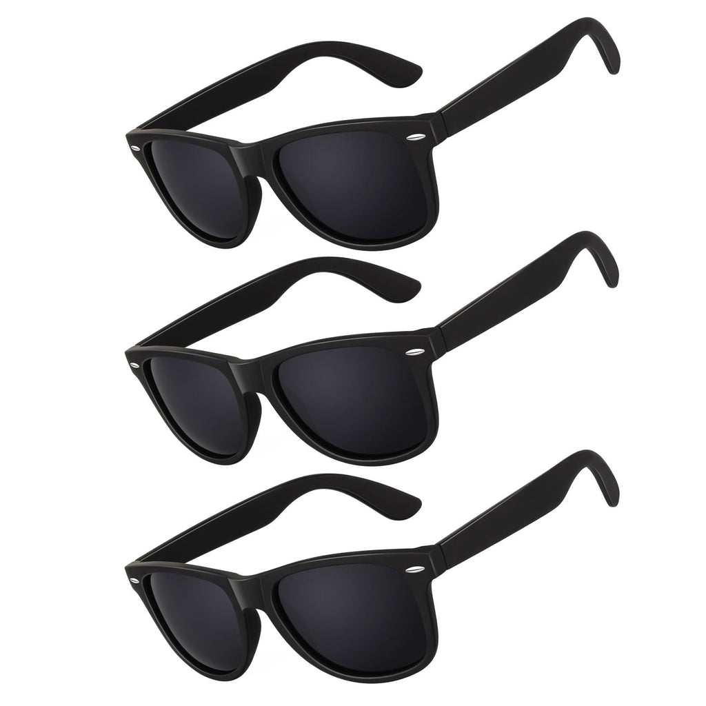 LINVO Classic Retro Polarized Sunglasses for Men Women Fishing Driving Hiking-3 Pack