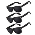 LINVO Classic Retro Polarized Sunglasses for Men Women Fishing Driving Hiking-3 Pack