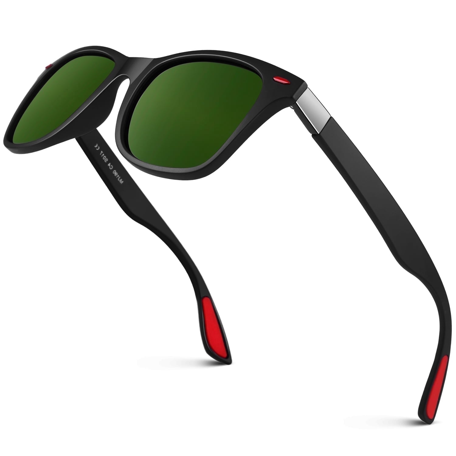 LINVO Men's Retro Polarized Sunglasses for Men  UV400 with Rivets for Fishing Hiking Driving-2 Pairs - Polarized Sunglasses