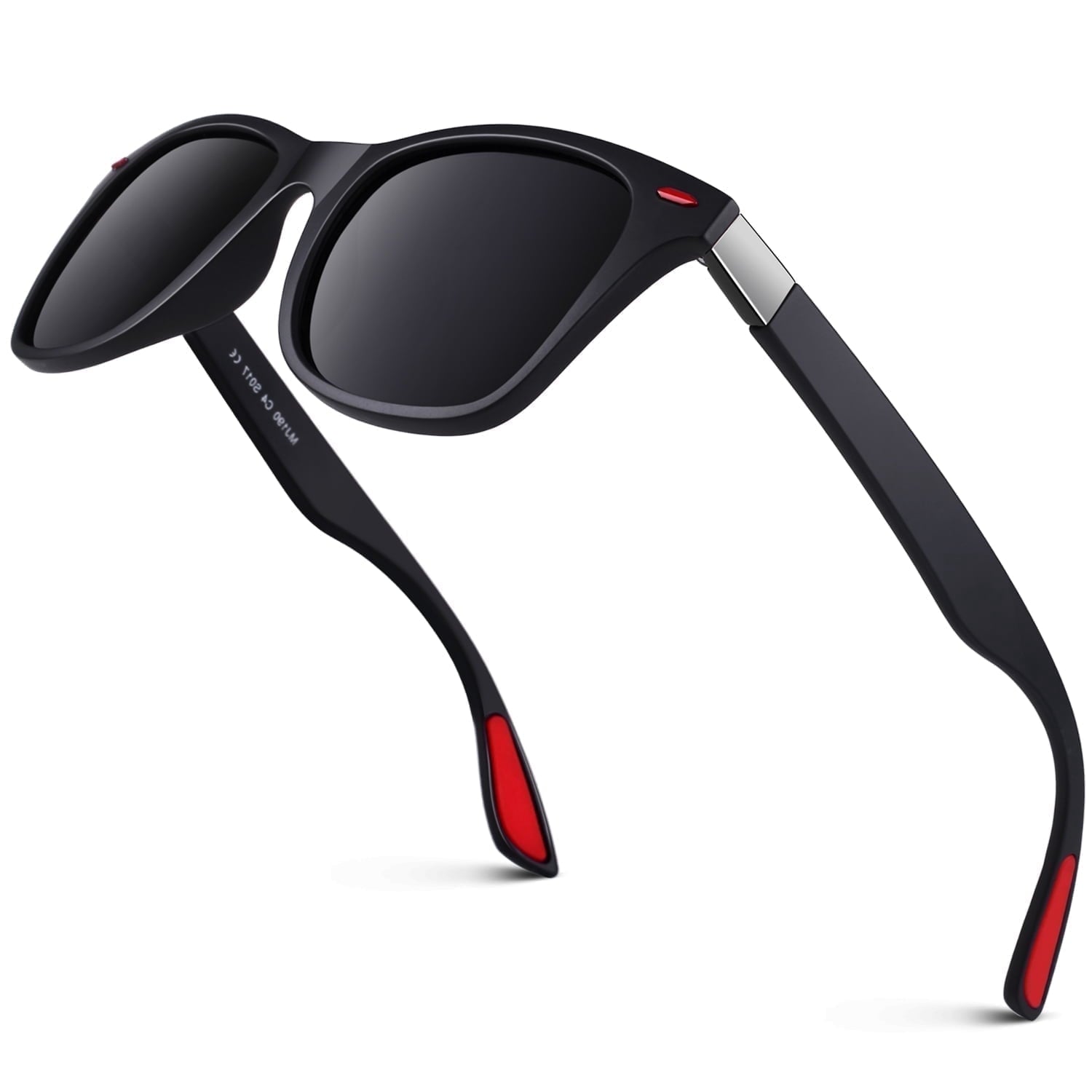 LINVO Men's Retro Polarized Sunglasses for Men  UV400 with Rivets for Fishing Hiking Driving-2 Pairs - Polarized Sunglasses