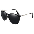 LINVO Round Polarized Sunglasses for Women Men UV400 Vintage Retro Designer Style-2 Pairs - Polarized Sunglasses