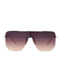 Sofia Vergara Shield Gold Sunglasses