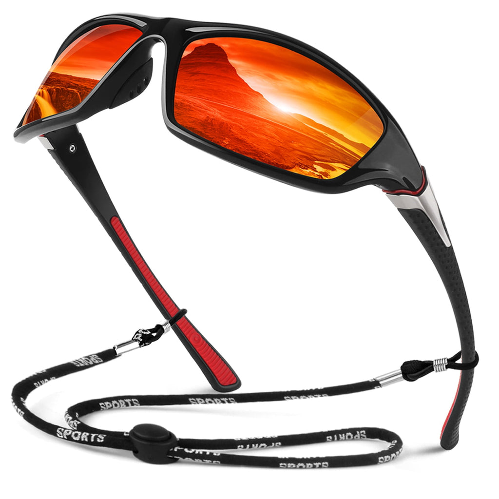 Sunier Polarized Sports Sunglasses for Men Women, Fishing Driving Outdoor Shades - Polarized Sunglasses