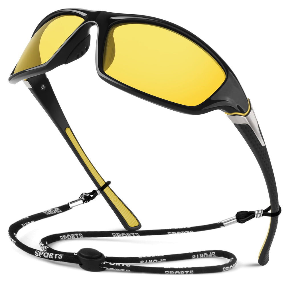 Sunier Polarized Sports Sunglasses for Men Women, Fishing Driving Outdoor Shades - Polarized Sunglasses