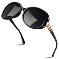 Sunier Retro Oversized Butterfly Polarized Sunglasses for Women Elegant Ladies Shades-2 Pairs - Polarized Sunglasses