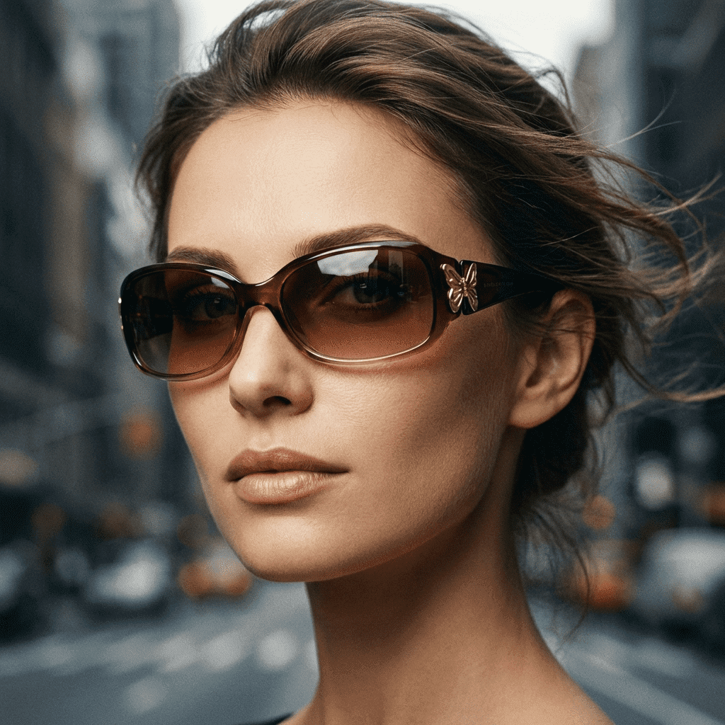 Polarized Sunglasses for Women with Wrap Around Butterfly Design, Trendy Jackie-O Style for UV400 Protection - Polarized Sunglasses