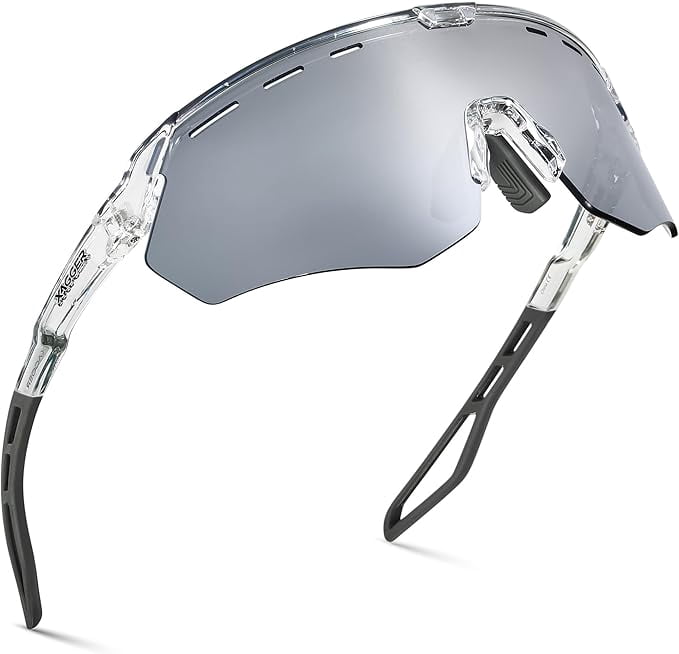 Xagger Sport Shield Sunglasses for Men Women Cycling Running Baseball UV400 Sun Glasses Wrap Around TR90 Frame - UV Protection Sunglasses