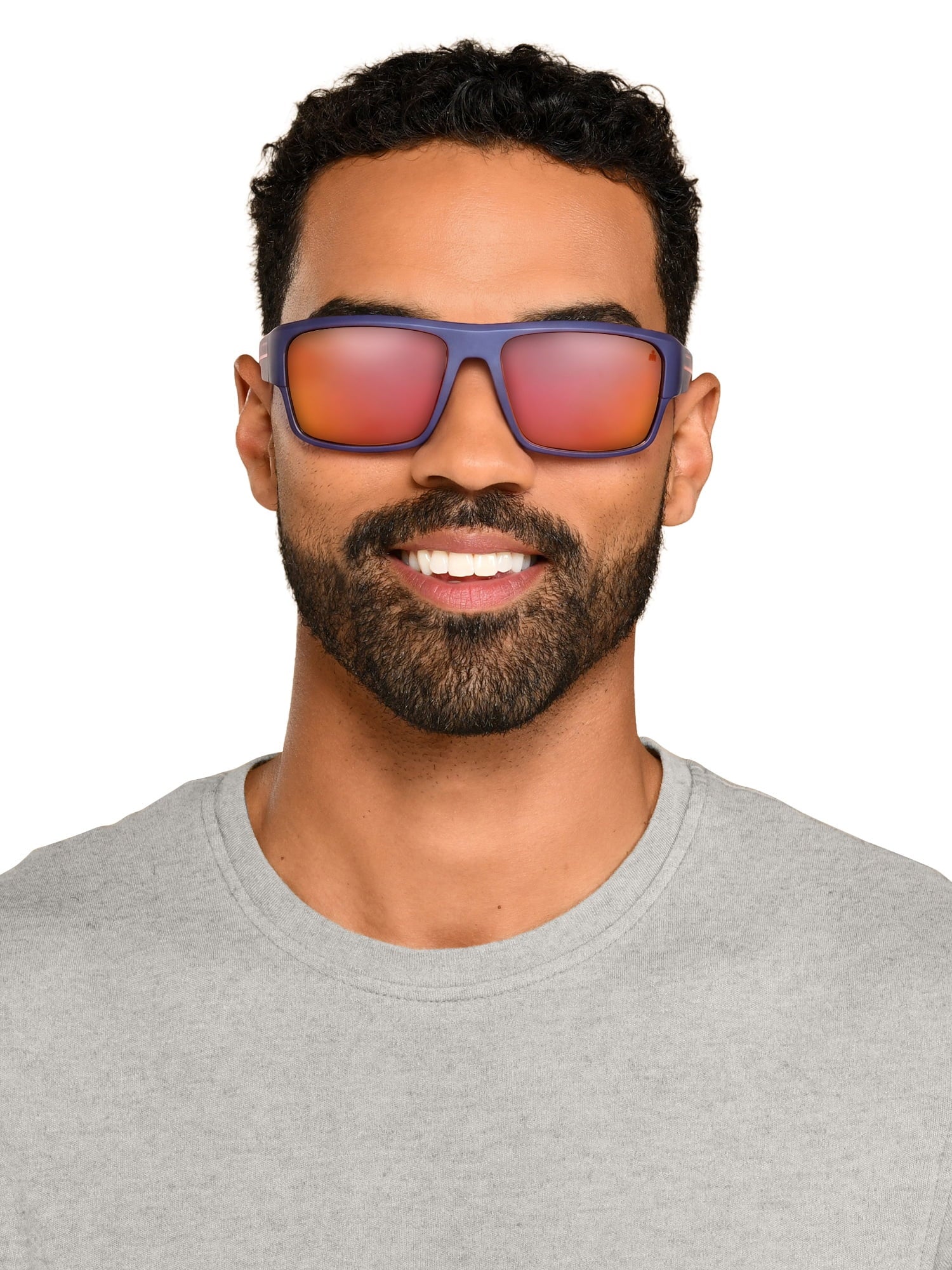 Foster Grant® IRONMAN® Blue Rectangle Unisex Polarized Sunglasses