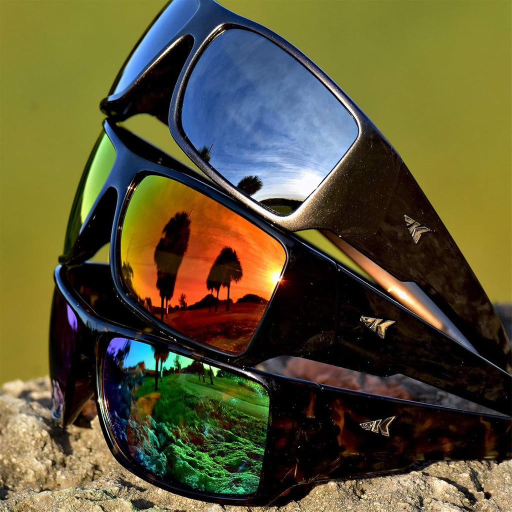 KastKing Polarized Sport Sunglasses for Men and Women, Ideal for Driving Fishing Cycling and Running, UV Protection-Iditarod