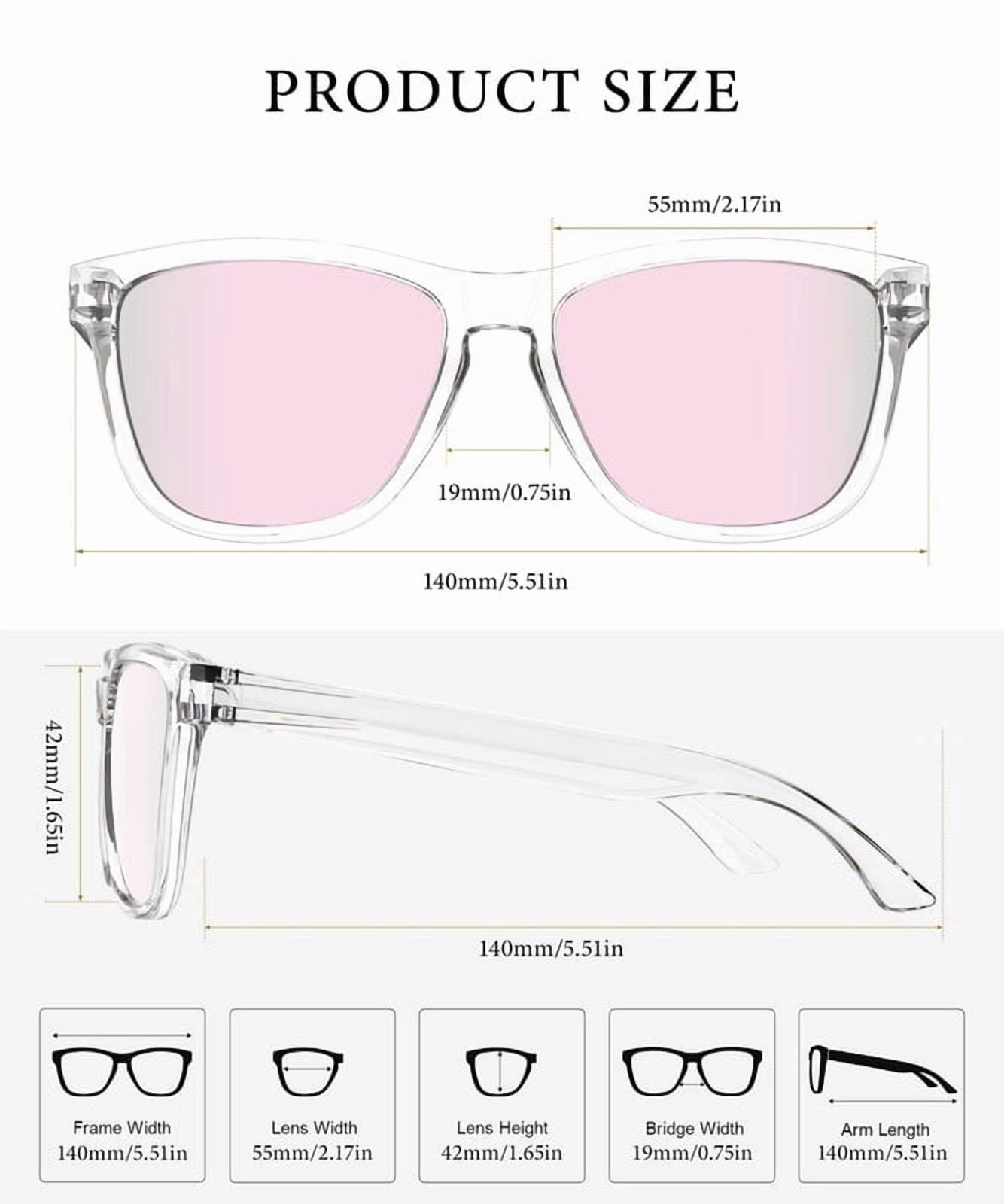 KALIYADI Womens Sunglasses Polarized Sunglasses Women Trendy Retro Sun Glasses with UV Protection