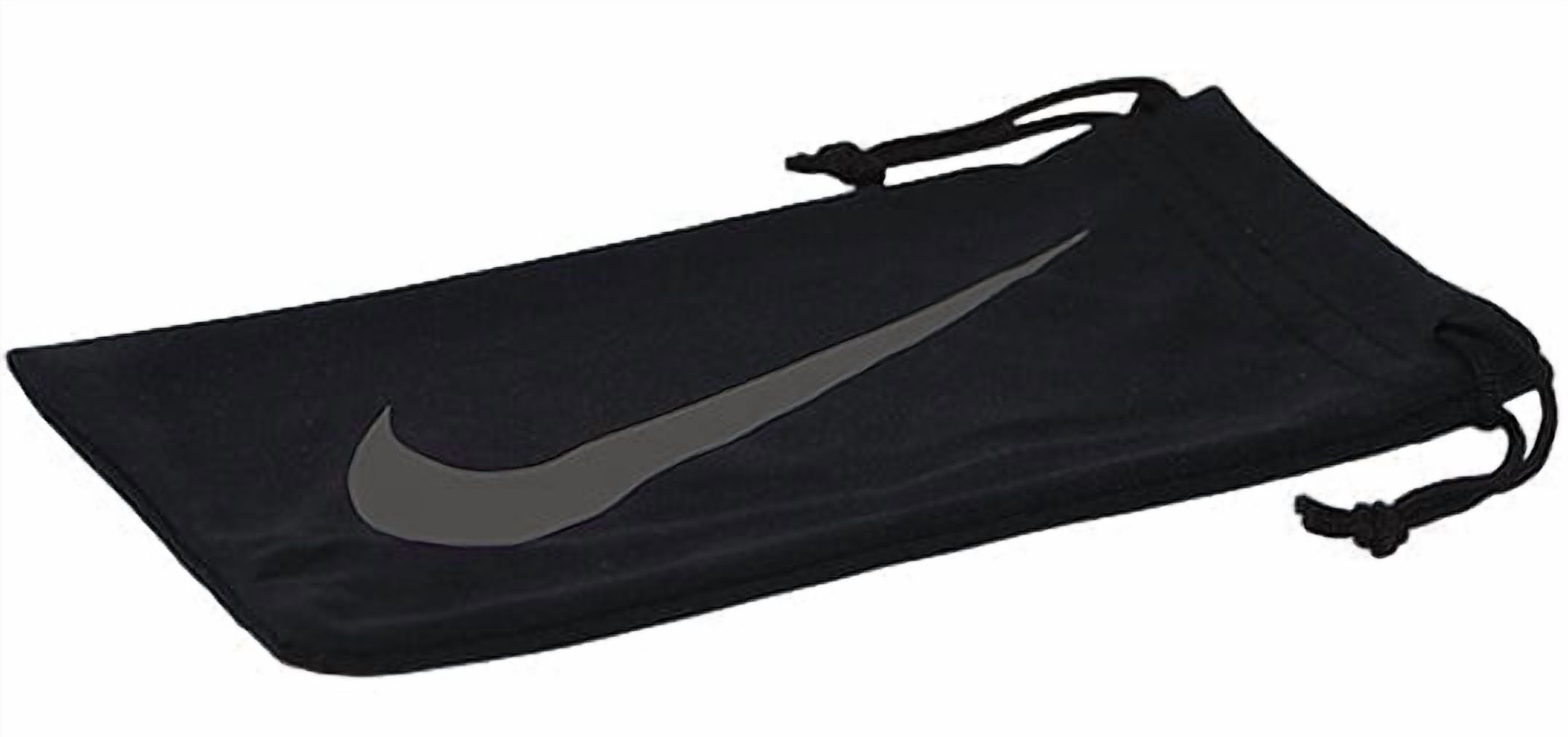 Nike Men's Skylon Ace 22 Polarized Black Semi-Rimless Wrap Sunglasses Black   NKFV1507-010