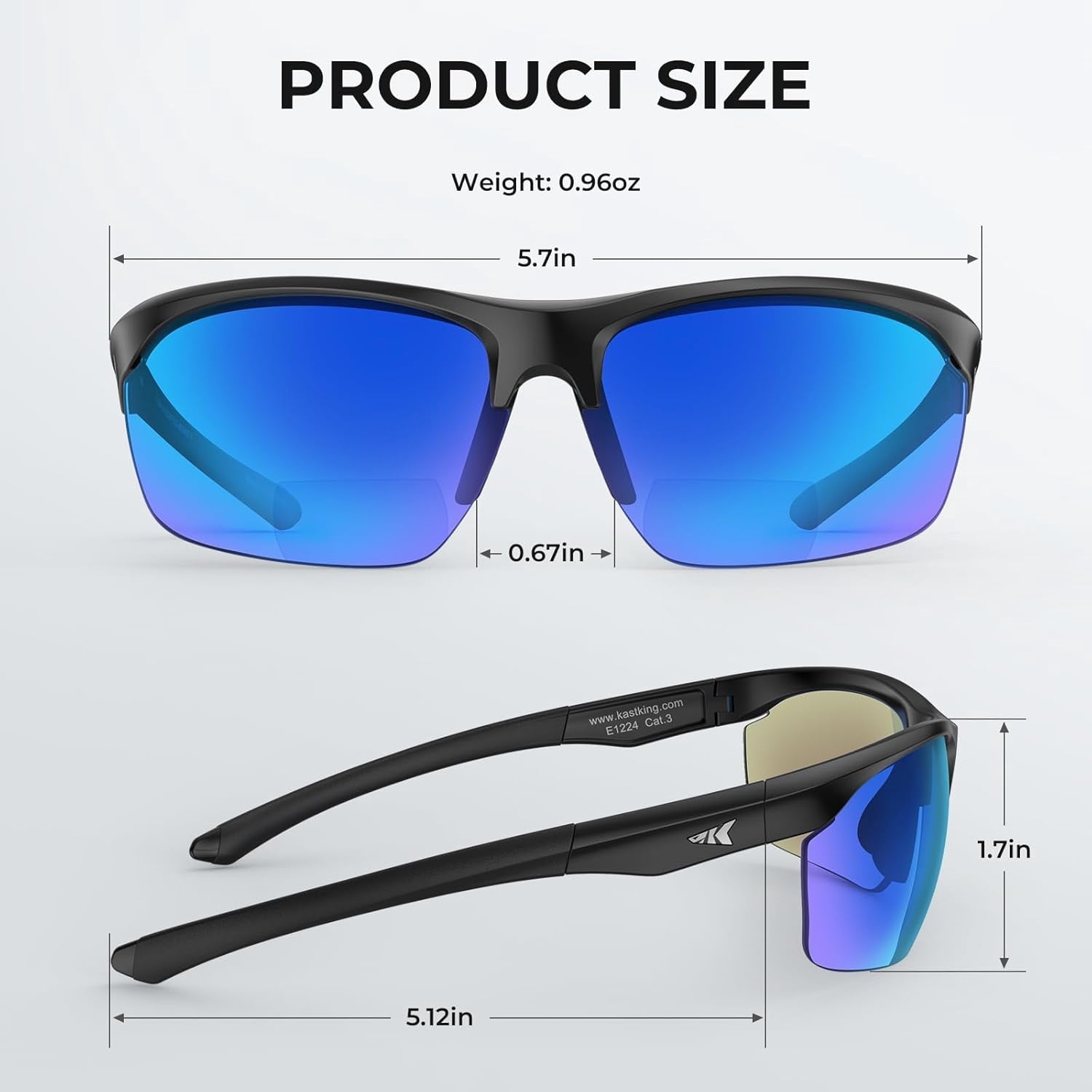 KastKing Tugaloo Bifocal Polarized Sunglasses, UV Protection
