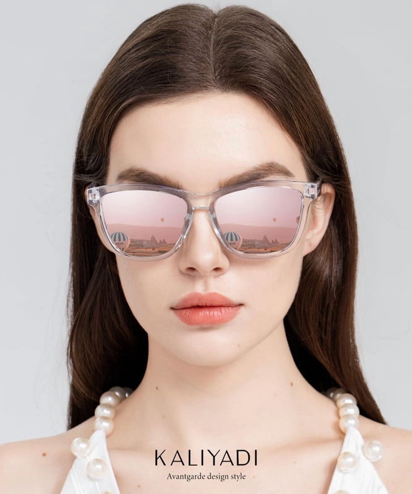 KALIYADI Womens Sunglasses Polarized Sunglasses Women Trendy Retro Sun Glasses with UV Protection