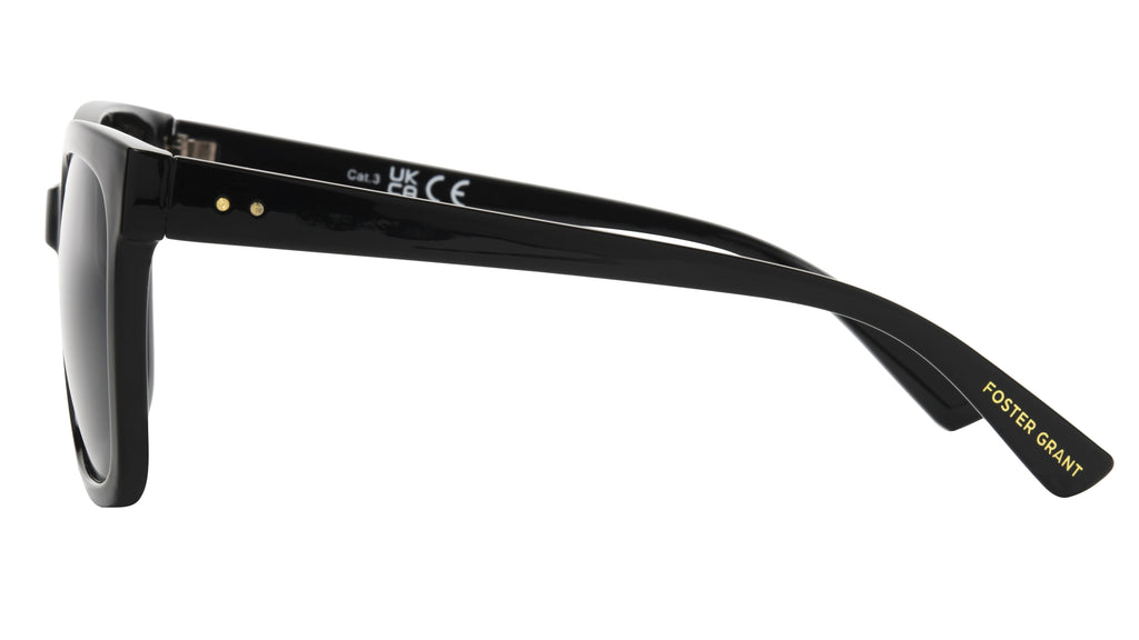 (2 pack) Foster Grant Women's Oversized Fashion Sunglasses Black