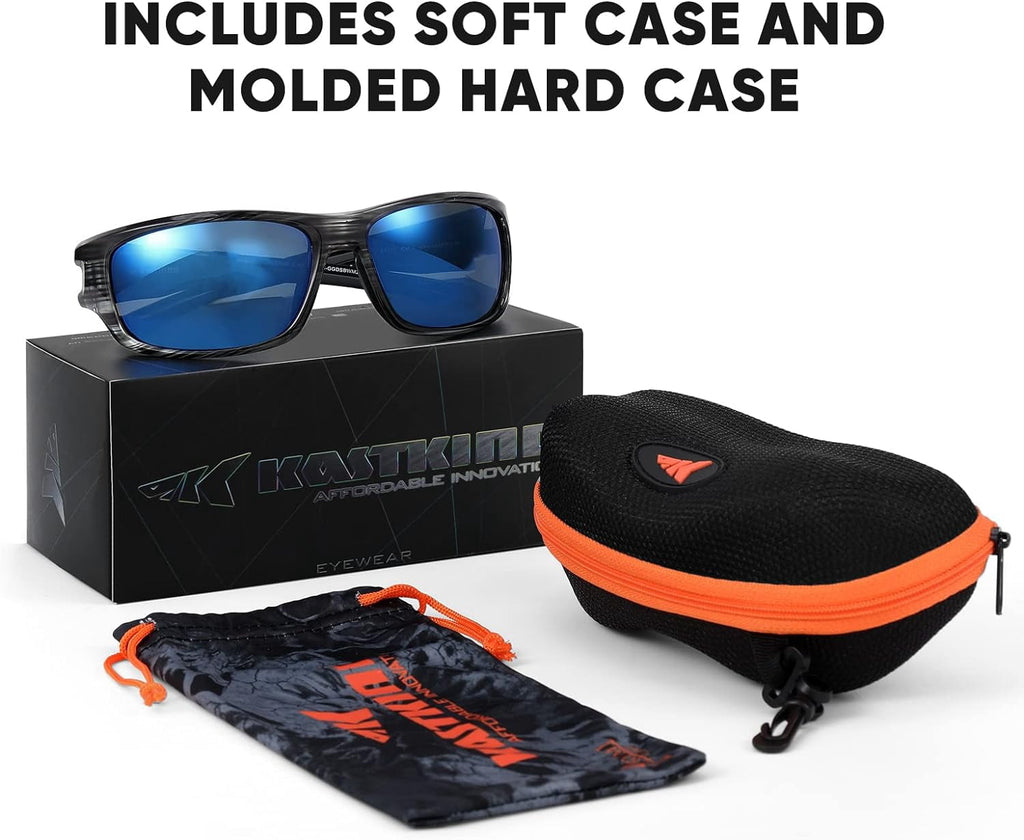 KastKing Ellijay Bifocal Polarized Sunglasses, Bi-Focal x1.5 x2.0 x2.5 Magnifications, Wrap Sport Reader Sunglasses