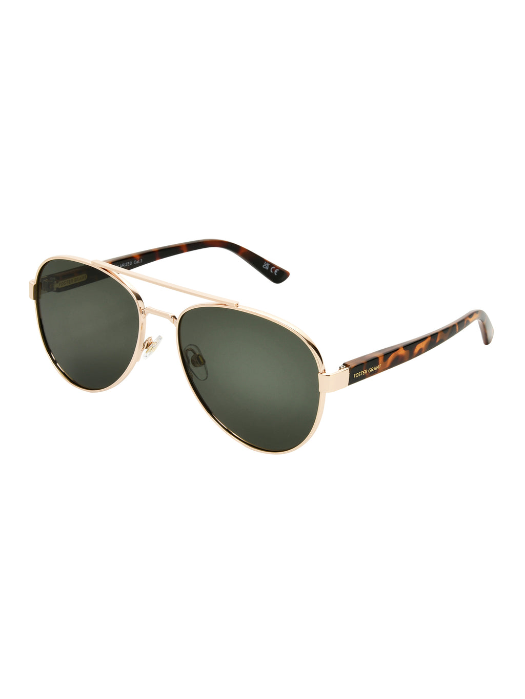 Foster Grant Aviator Polarized Sunglasses