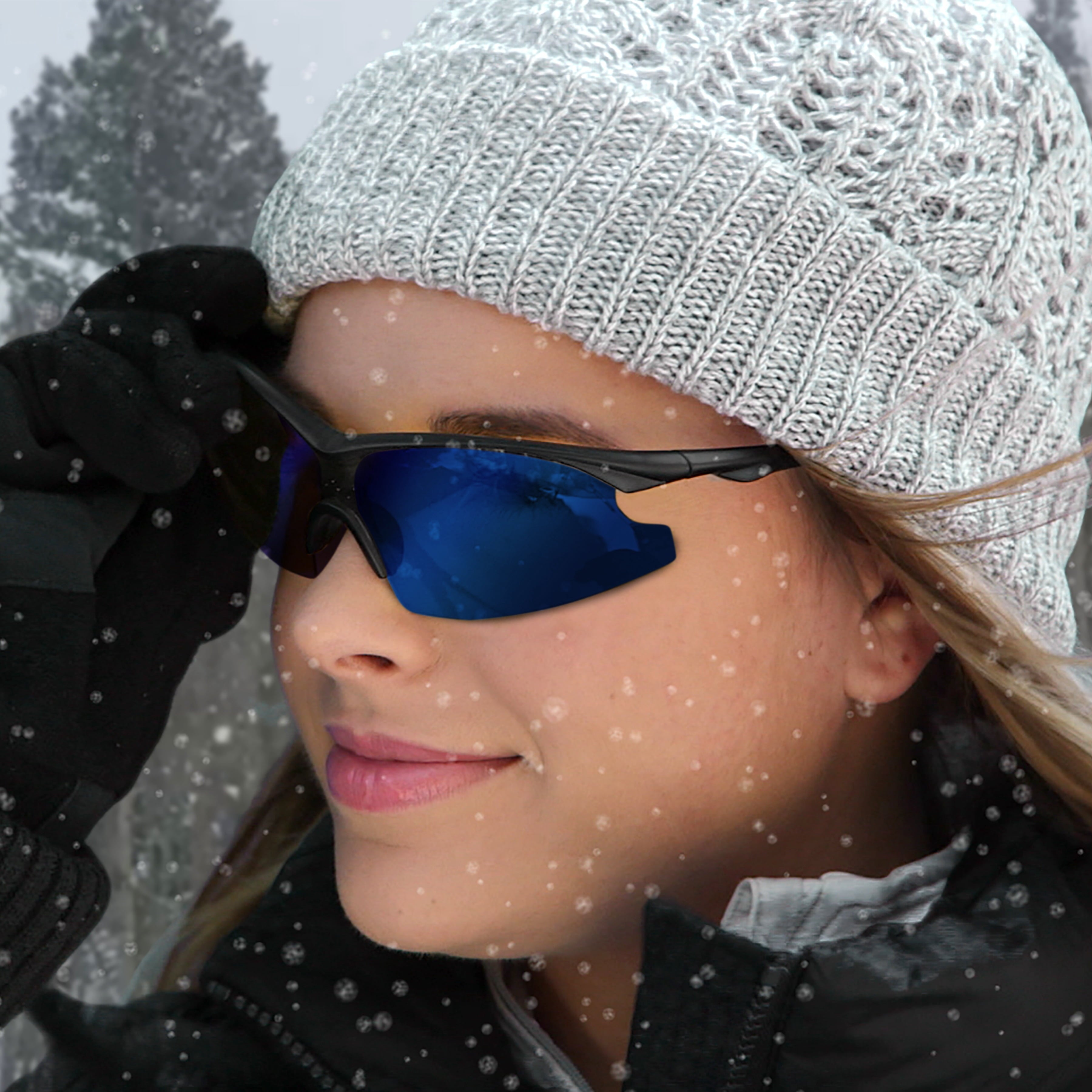 Bell + Howell Tac Glasses Military Style Sunglasses that Reduce Glare, with Blue Lens, As Seen on TV