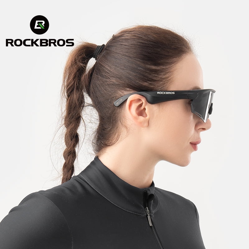 ROCKBROS Sunglasses Bluetooth Polarized Outdoor Electronic Sunglasses for Running/Driving/Cycling/Business