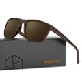 KALIYADI Polarized Sunglasses Men,Lightweight Mens Sunglasses Polarized UV Protection Driving Fishing Golf (Black/Brown/Dark Blue&Grey) - Polarized Sunglasses