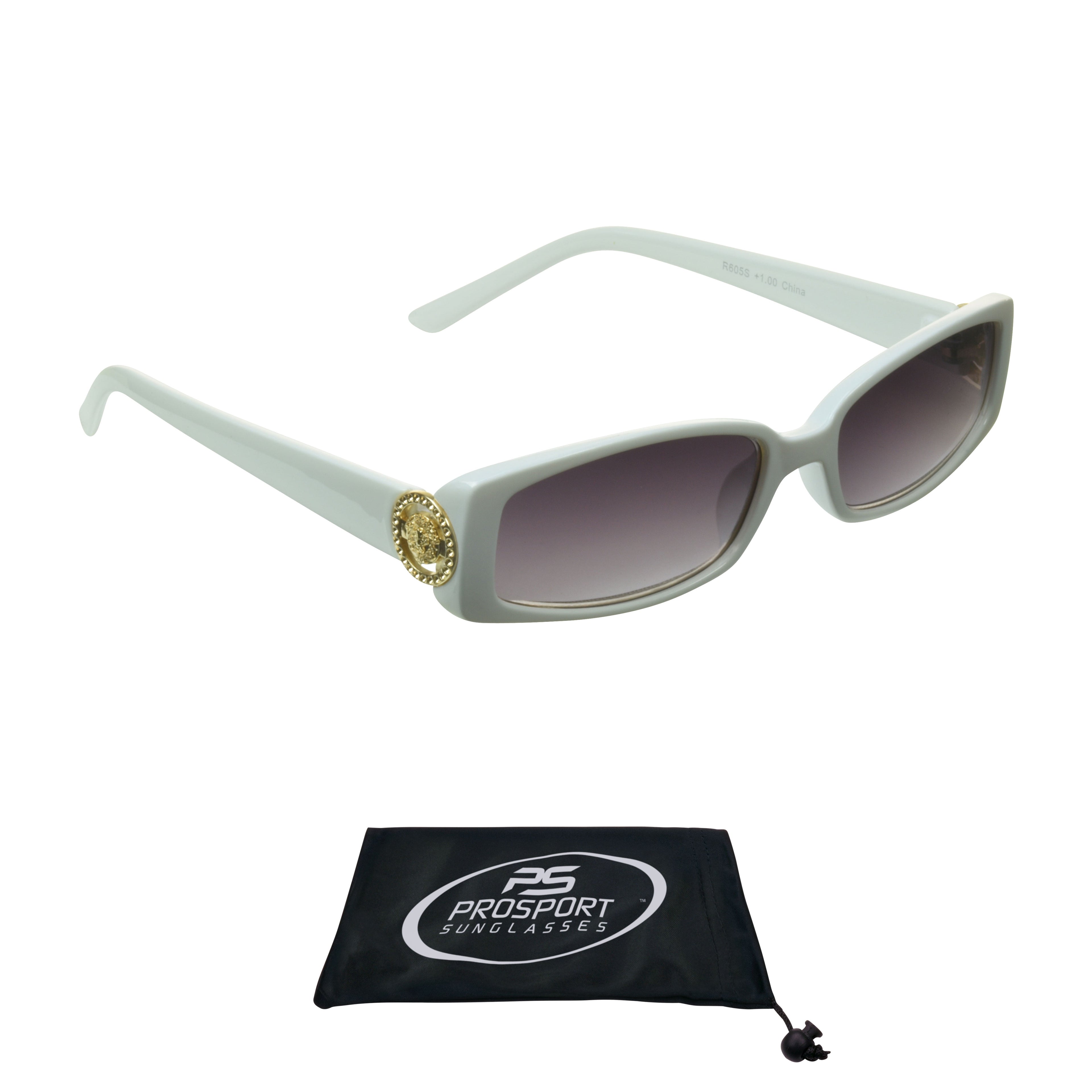 proSPORT Reading Sunglass Reader Rectangle Black & Tortoise Frame Women NOT BIFOCAL - Reading Sunglasses